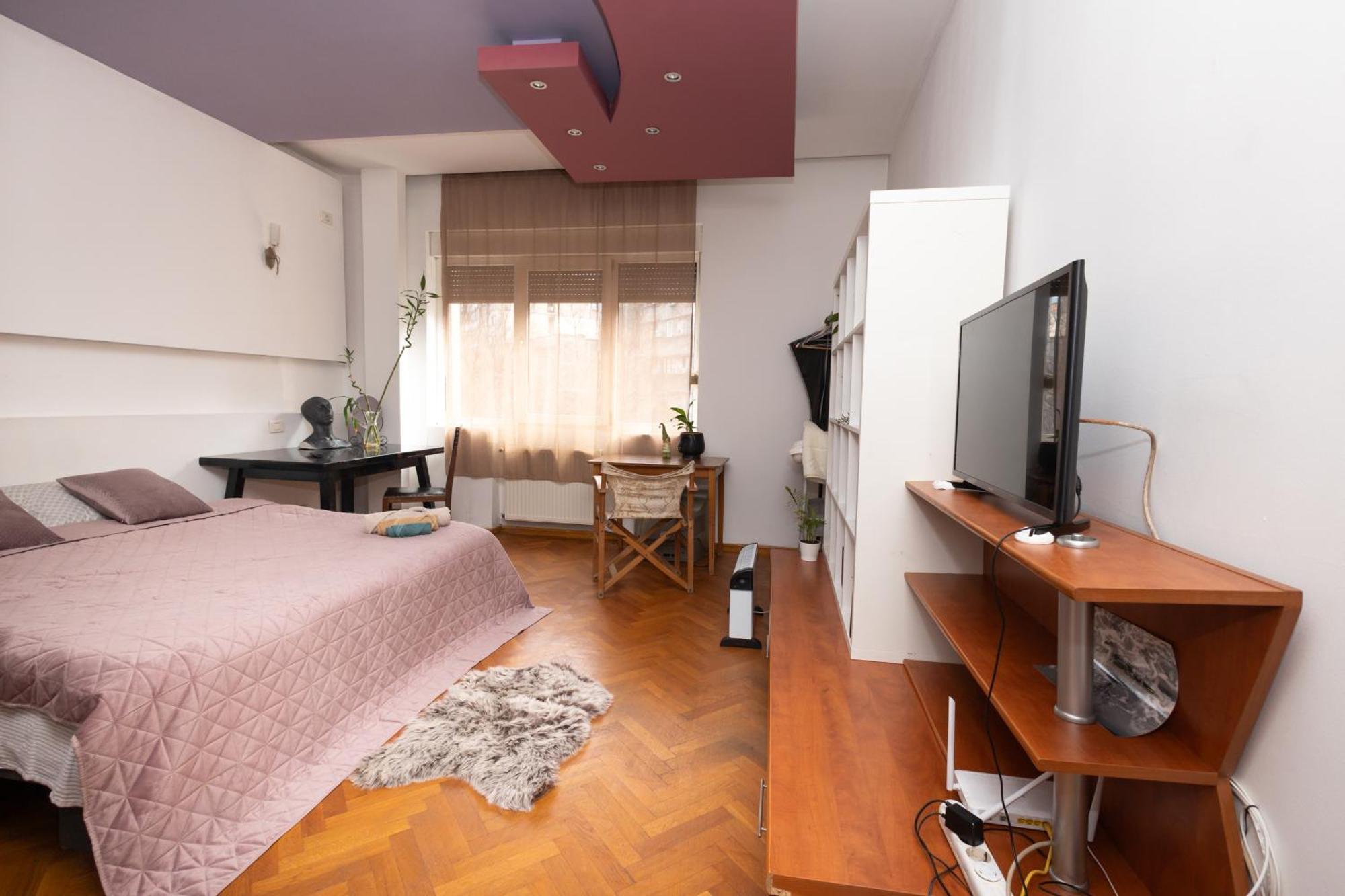 Shared Retro Vintage Luxury Apartment 布加勒斯特 外观 照片